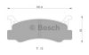 MAZDA 1V1R2648Z Brake Pad Set, disc brake